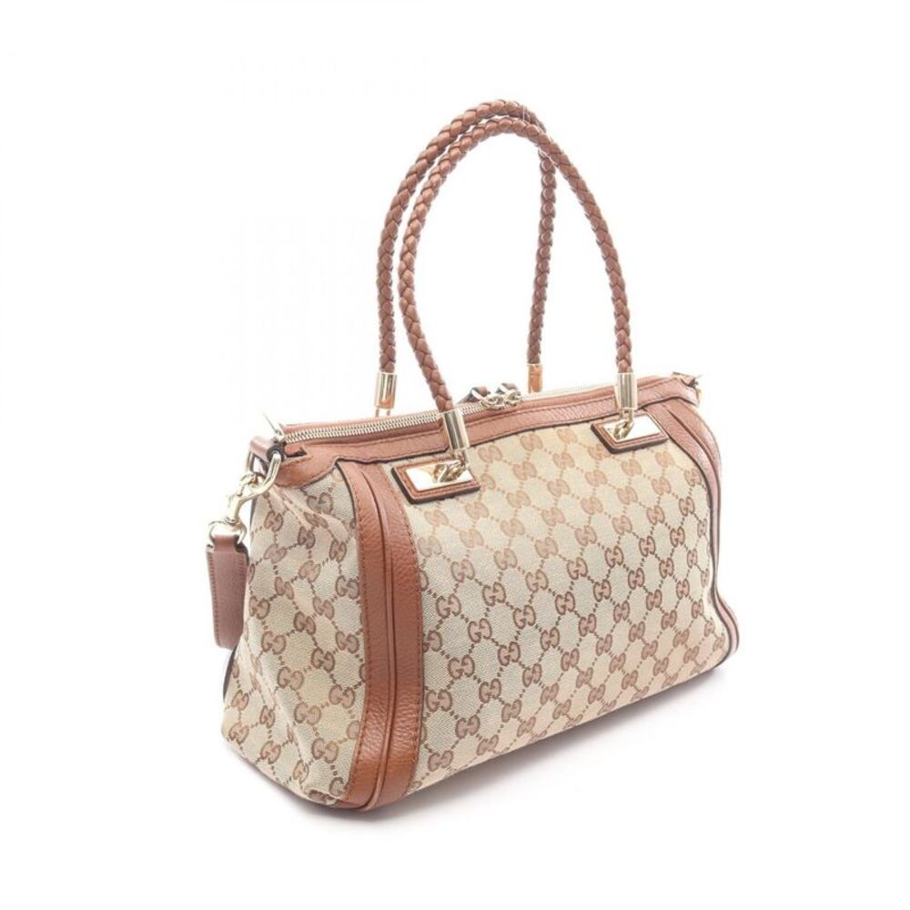 Gucci Bella Bamboo GG Canvas Tote Bag - Picture 3 of 10